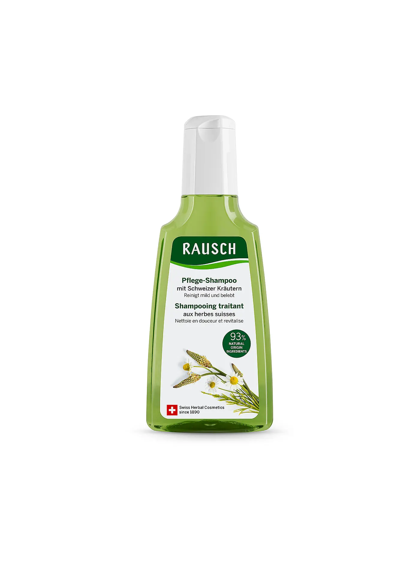 RAUSCH | Pflege-Shampoo mit Schweizer Kräutern 200ml | 
